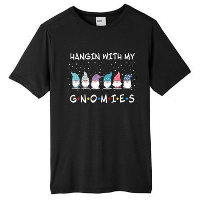 Just Hanging With My Christmas Gnomies Gift Tall Fusion ChromaSoft Performance T-Shirt