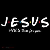 Jesus He Will Be There For You Christian Flexfit Unipanel Trucker Cap