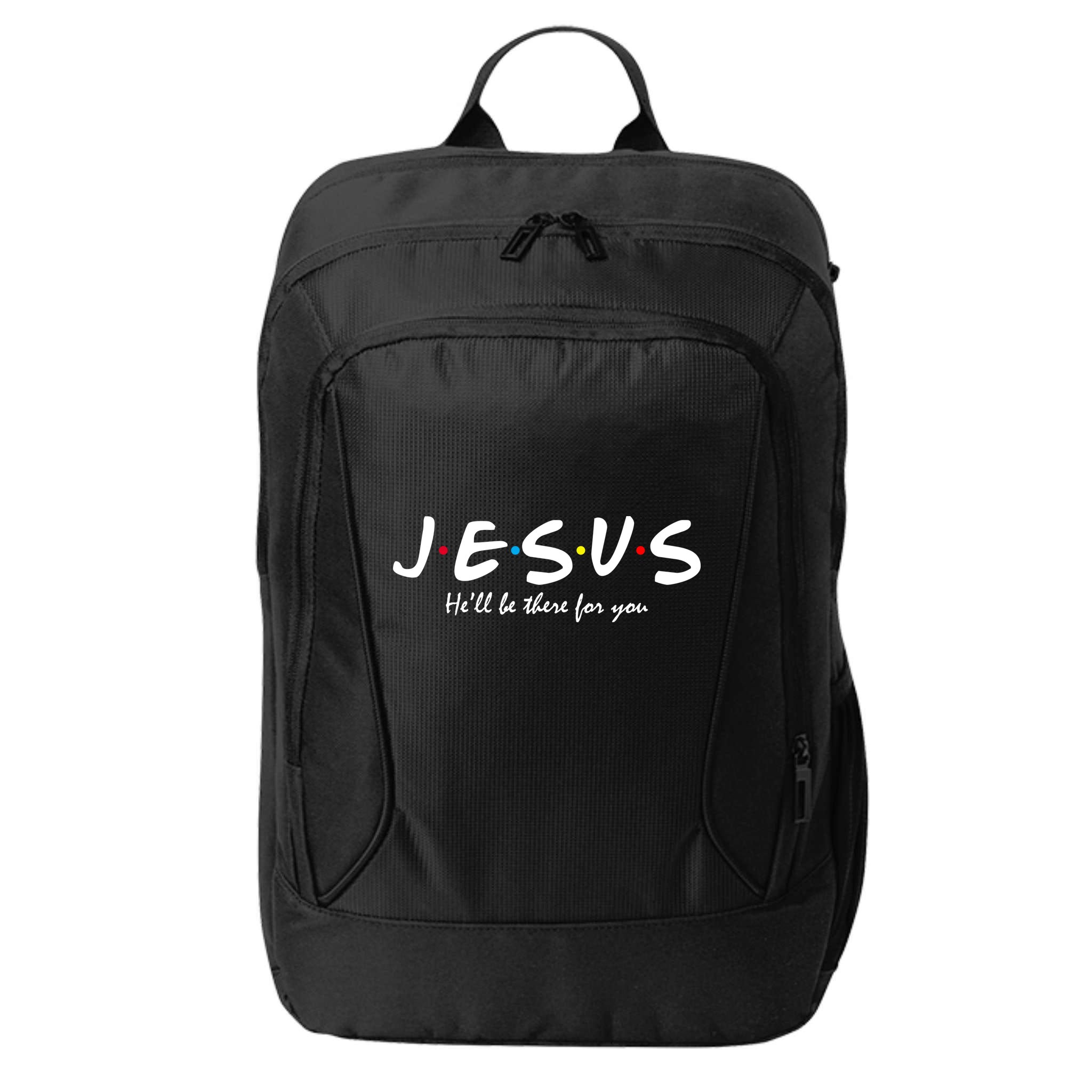 Jesus He Will Be There For You Christian City Backpack