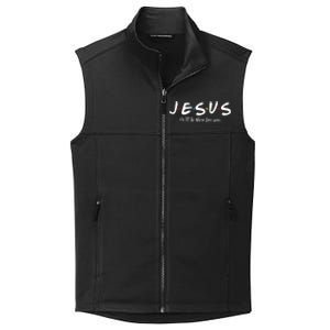 Jesus He Will Be There For You Christian Collective Smooth Fleece Vest