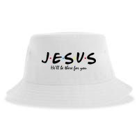 Jesus He Will Be There For You Christian Sustainable Bucket Hat
