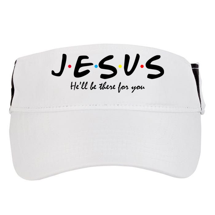 Jesus He Will Be There For You Christian Adult Drive Performance Visor