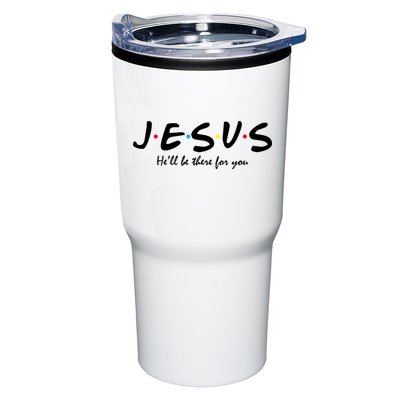 Jesus He Will Be There For You Christian Tumbler