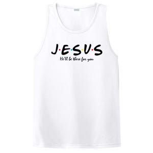 Jesus He Will Be There For You Christian PosiCharge Competitor Tank