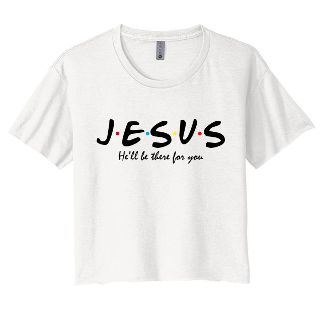 Jesus He Will Be There For You Christian Crop Top