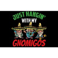 Just Hanging With My Gnomigos Mexican Pride Cinco De Mayo Bumper Sticker