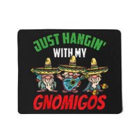 Just Hanging With My Gnomigos Mexican Pride Cinco De Mayo Mousepad