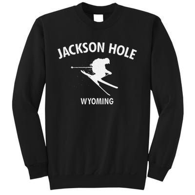 Jackson Hole Wyoming Skiing Sweatshirt