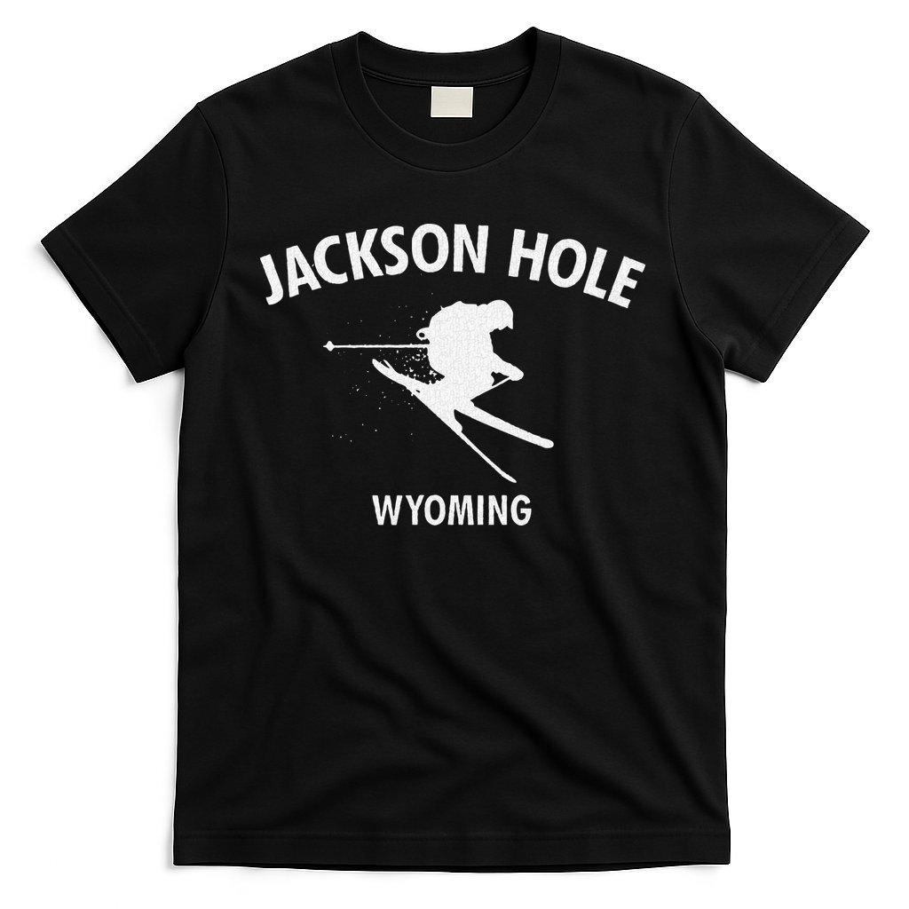 Jackson Hole Wyoming Skiing T-Shirt