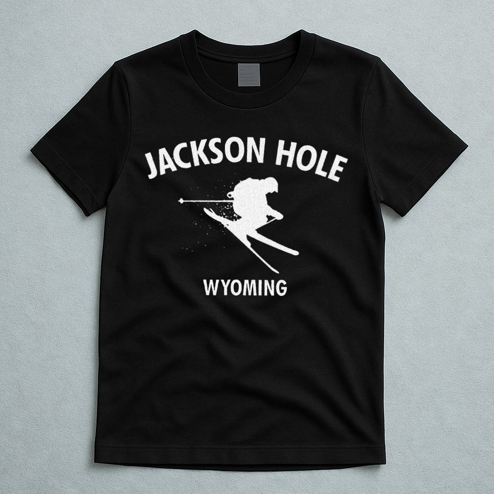 Jackson Hole Wyoming Skiing T-Shirt
