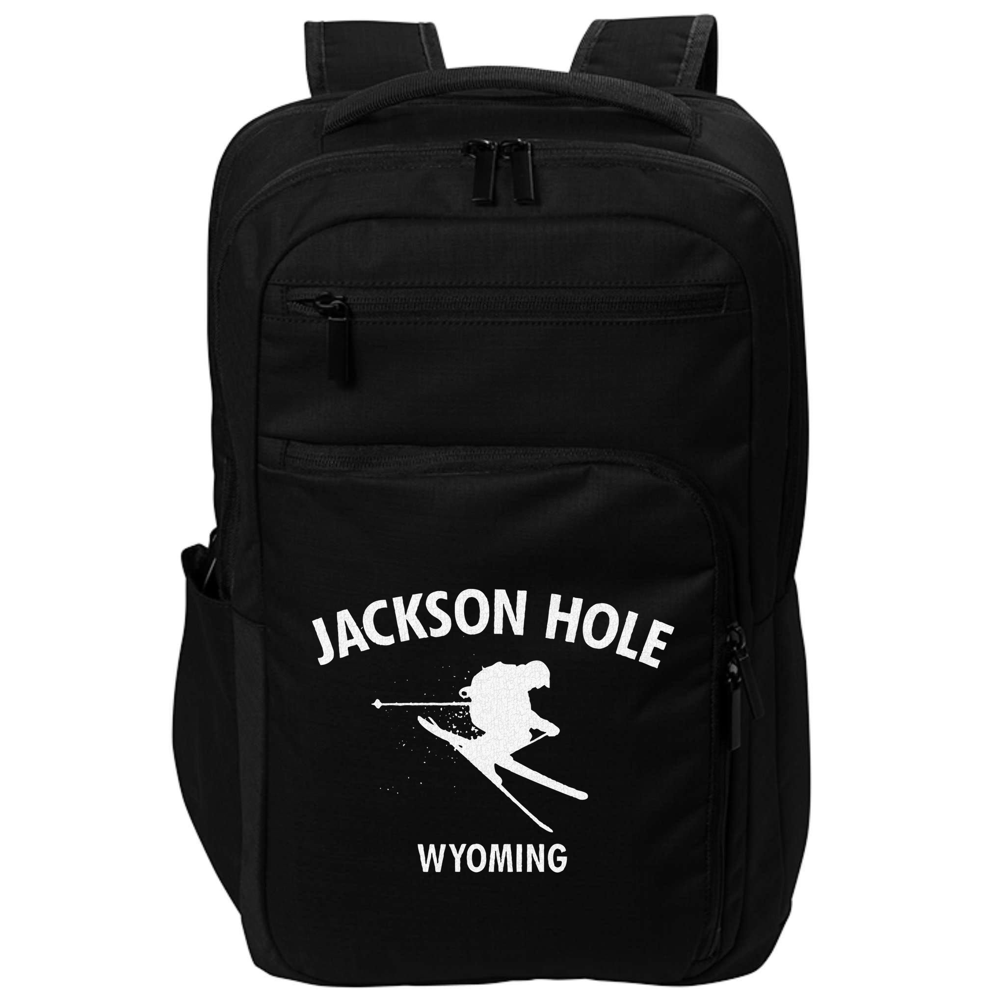 Jackson Hole Wyoming Skiing Impact Tech Backpack