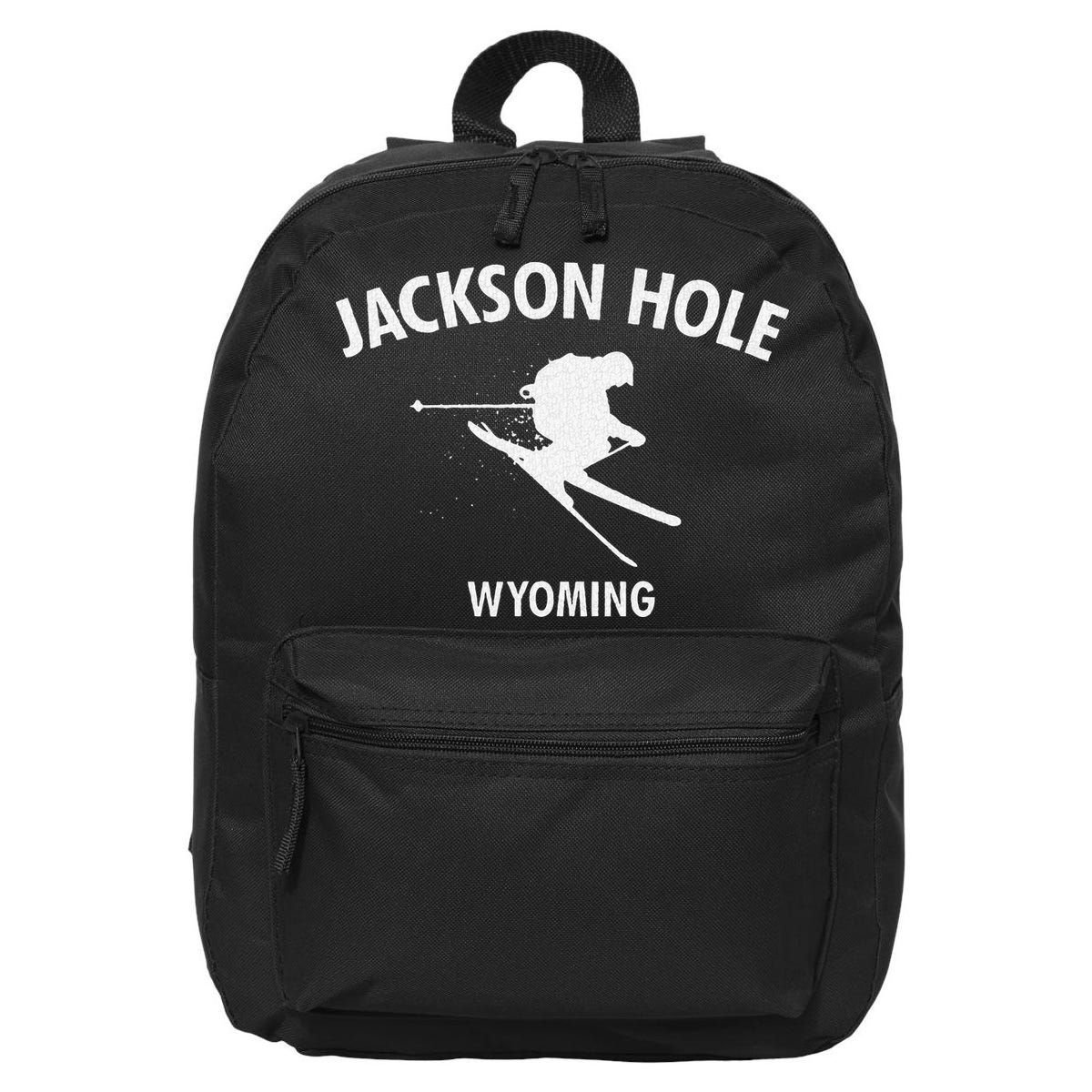 Jackson Hole Wyoming Skiing 16 in Basic Backpack