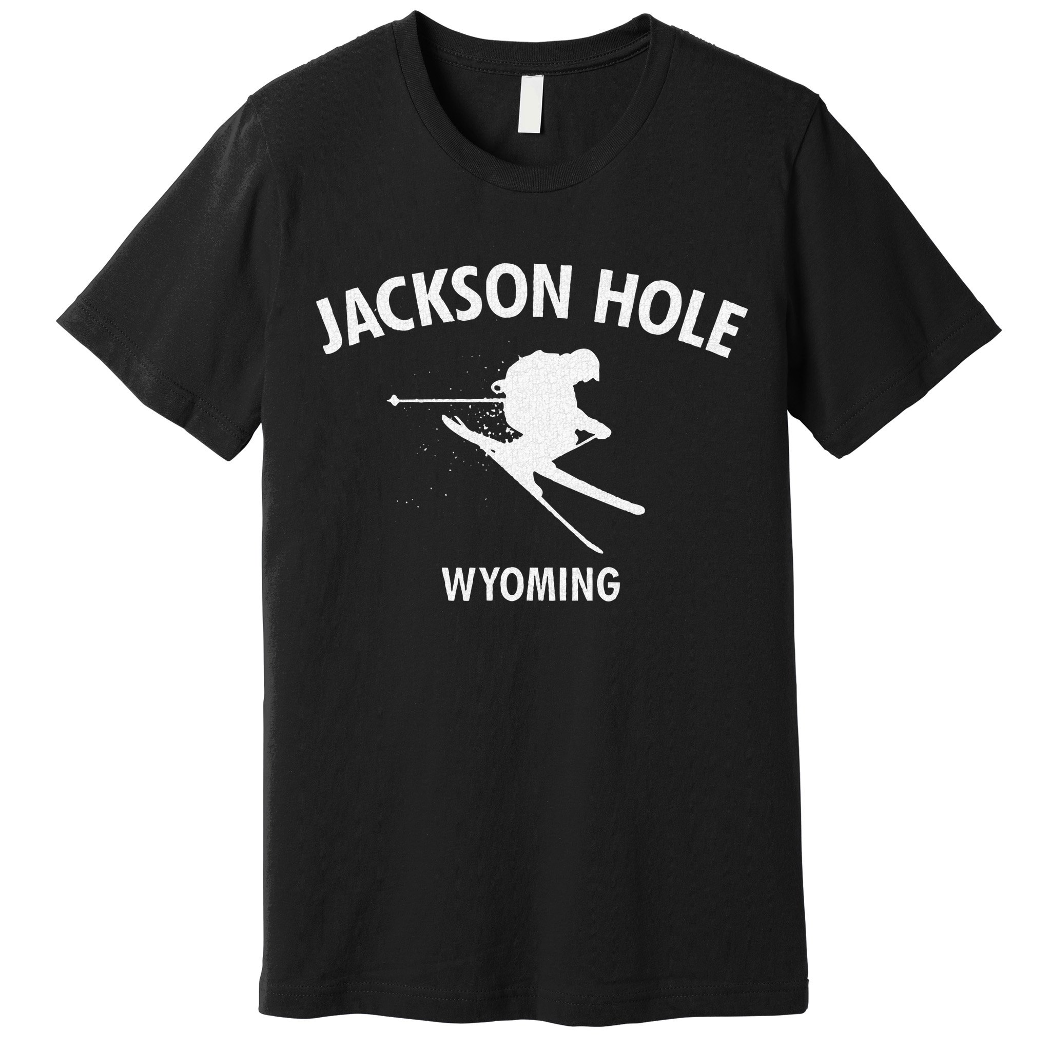 Jackson Hole Wyoming Skiing Premium T-Shirt