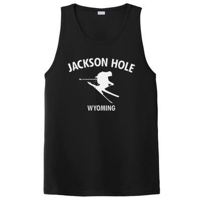 Jackson Hole Wyoming Skiing PosiCharge Competitor Tank