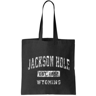 Jackson Hole Wyoming Wy Vintage Established Sports Bag