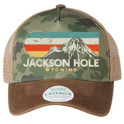 Jackson Hole Wyoming Travel Legacy Tie Dye Trucker Hat