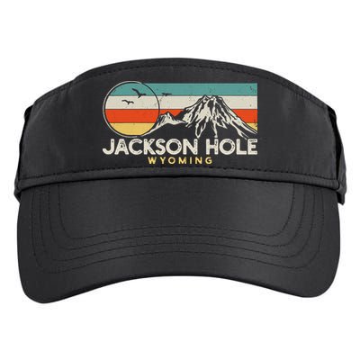 Jackson Hole Wyoming Travel Adult Drive Performance Visor