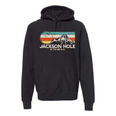 Jackson Hole Wyoming Travel Premium Hoodie