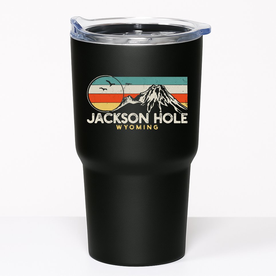 Jackson Hole Wyoming Travel Tumbler