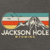 Jackson Hole Wyoming Travel Cotton Canvas Backpack