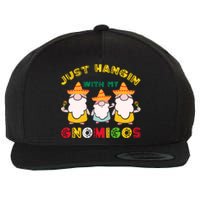 Just Hanging With My Gnomigos Mexican Pride Cinco De Mayo Wool Snapback Cap