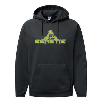 Jeff H.A.R.D.Y Wearing Beastie Gorilla Performance Fleece Hoodie