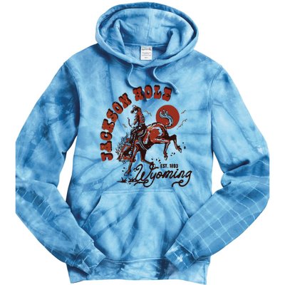 Jackson Hole Wyoming Tie Dye Hoodie