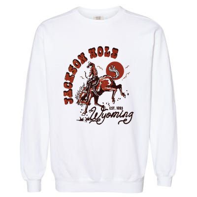 Jackson Hole Wyoming Garment-Dyed Sweatshirt