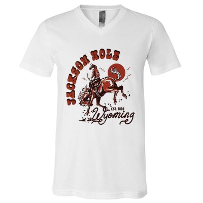 Jackson Hole Wyoming V-Neck T-Shirt