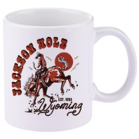 Jackson Hole Wyoming 11oz C Handle Ceramic Mug