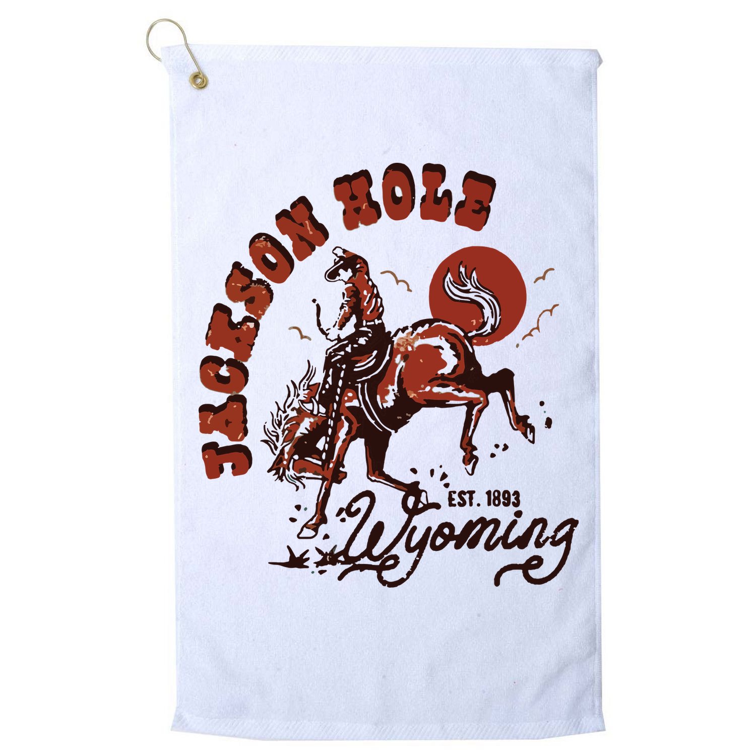 Jackson Hole Wyoming Golf Towel