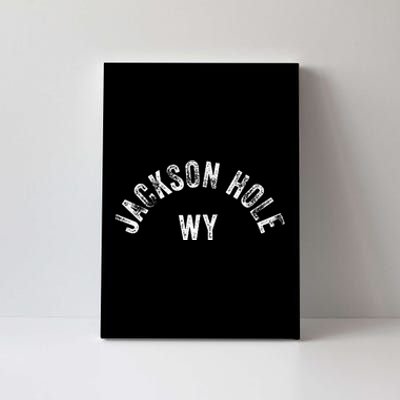 Jackson Hole Wy Cool Vintage Wyoming Rustic Jackson Classic Canvas