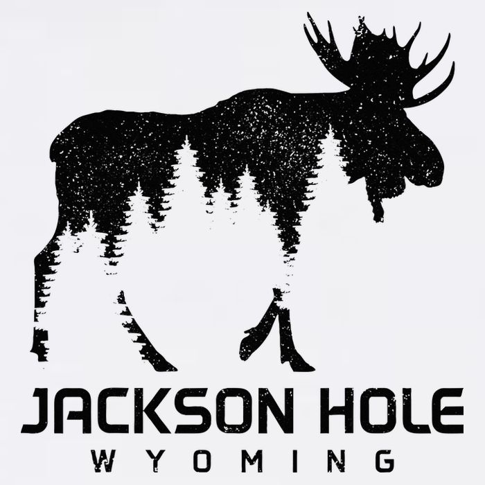 Jackson Hole Wyoming Vintage Moose Souvenir Pride Baby Bodysuit
