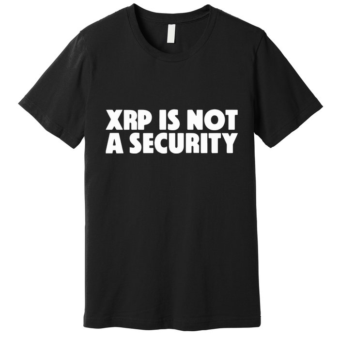Jeremy Hogan Xrp Is Not A Security Premium T-Shirt