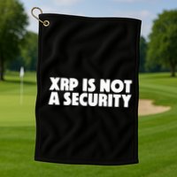 Jeremy Hogan Xrp Is Not A Security Golf Towel