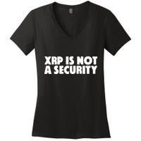 Jeremy Hogan Xrp Is Not A Security Women's V-Neck T-Shirt