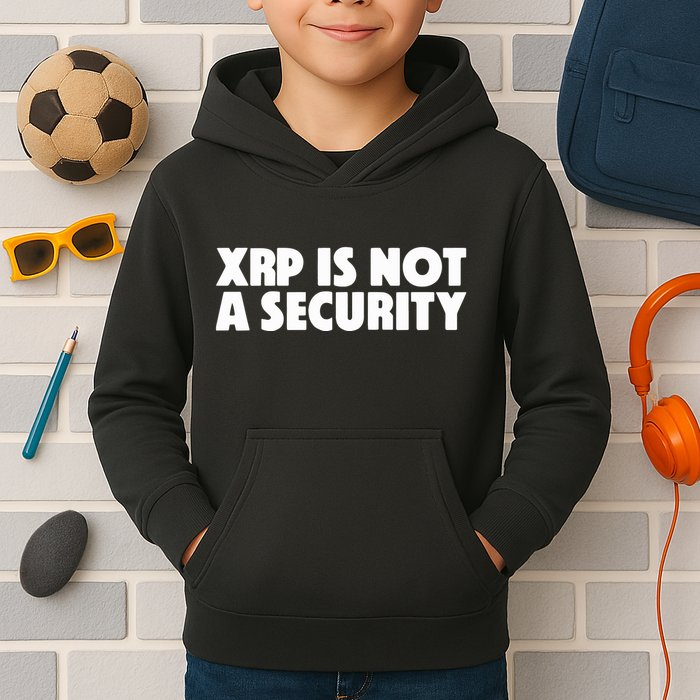 Jeremy Hogan Xrp Is Not A Security Kids Hoodie
