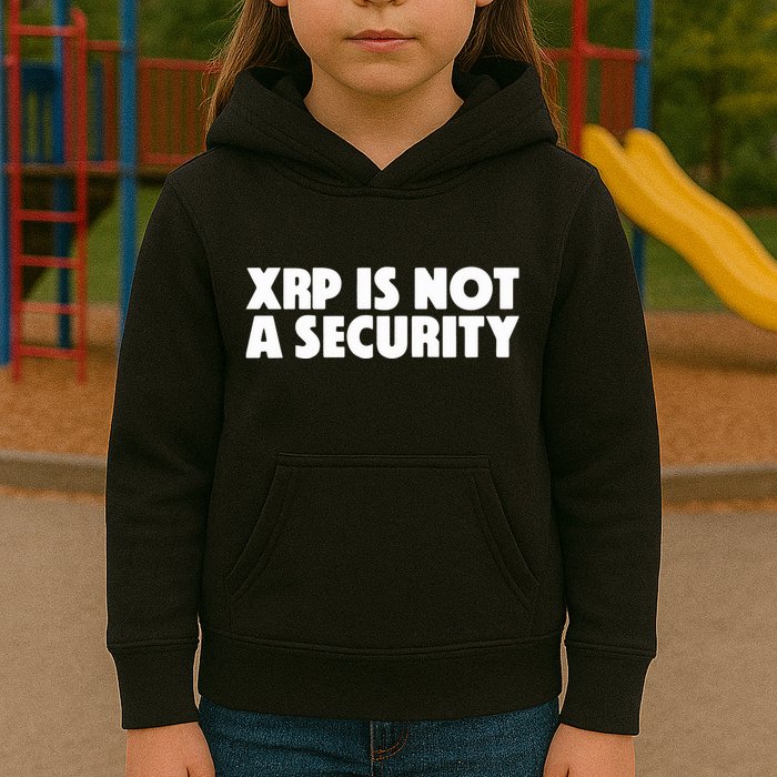 Jeremy Hogan Xrp Is Not A Security Kids Hoodie