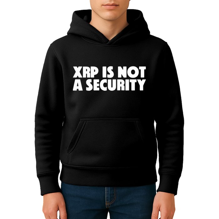 Jeremy Hogan Xrp Is Not A Security Kids Hoodie