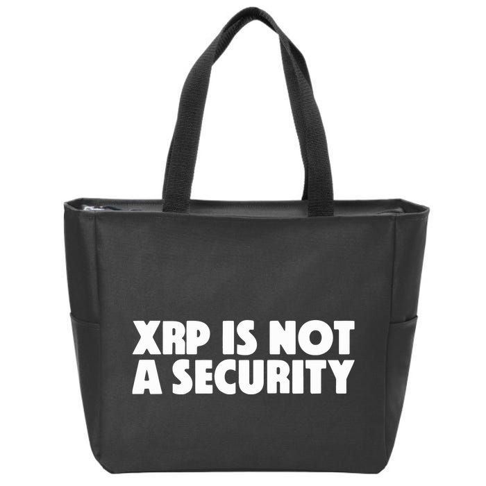 Jeremy Hogan Xrp Is Not A Security Zip Tote Bag