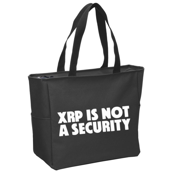 Jeremy Hogan Xrp Is Not A Security Zip Tote Bag