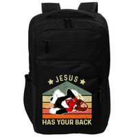 Jesus Has Your Back Brazilian Jiu Jitsu Jesus Impact Tech Backpack