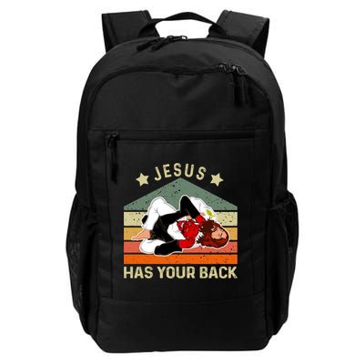 Jesus Has Your Back Brazilian Jiu Jitsu Jesus Backpack