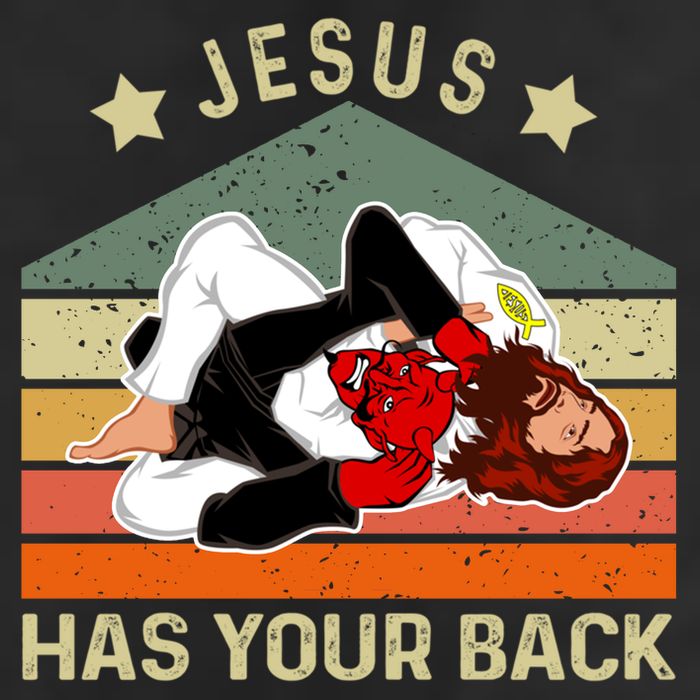 Jesus Has Your Back Brazilian Jiu Jitsu Jesus Hat
