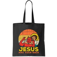 Jesus Has Your Back Jiu Jitsu Retro Christian Bag