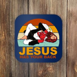 Jesus Has Your Back Fighting Devil Coaster