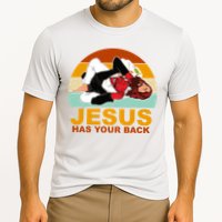 Jesus Has Your Back Fighting Devil Performance Shirt