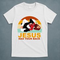 Jesus Has Your Back Fighting Devil T-Shirt