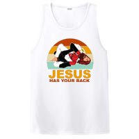 Jesus Has Your Back Fighting Devil PosiCharge Competitor Tank