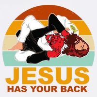 Jesus Has Your Back Fighting Devil Toddler T-Shirt
